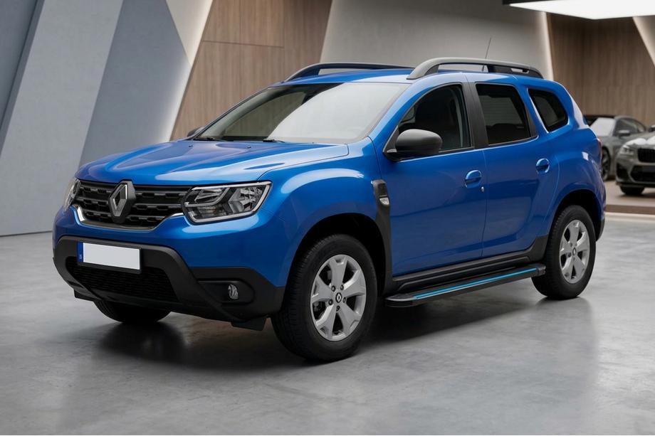 Dacia Duster 2018–2024 Bočné nášľapy Maya Blue (2 ks, hliník) Image