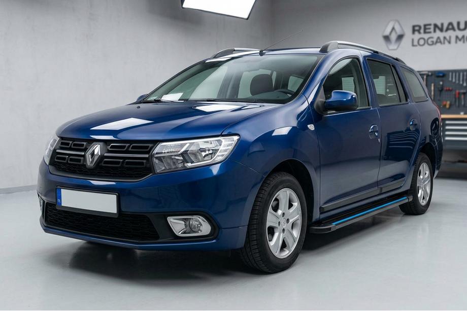 Dacia Logan MCV 2013–2020 Bočné nášľapy Maya Blue (2 ks, hliník) Image