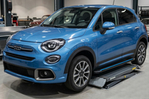 Fiat 500X 2014–2024 Bočné nášľapy Maya Blue (2 ks, hliník) fotografia 1