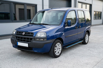Fiat Doblo I 2001–2005 Bočné nášľapy Maya Blue (2 ks, hliník) fotografia 1