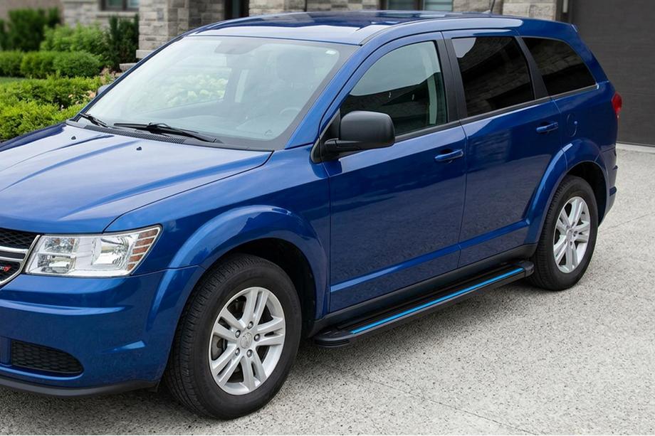 Fiat Freemont 2011–2016 Bočné nášľapy Maya Blue (2 ks, hliník) Image