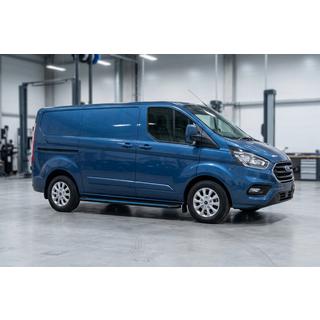 Bočné nášľapy Maya Blue (2 ks, hliník) Ford Custom 2013–2022 fotografia 1