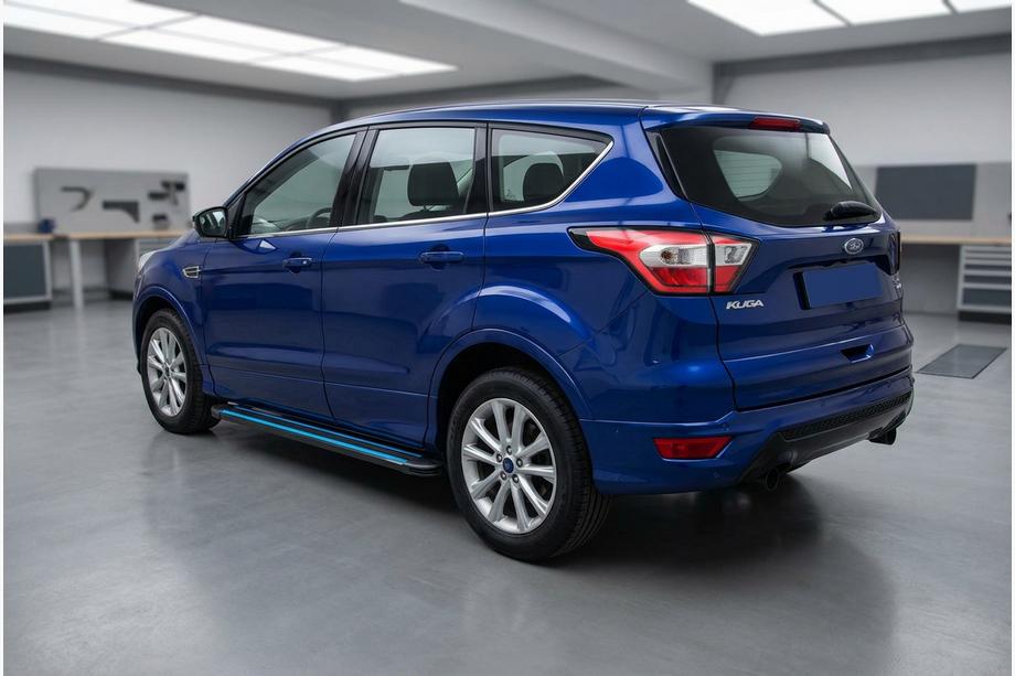 Ford Kuga/Escape 2013–2019 Bočné nášľapy Maya Blue (2 ks, hliník) Image