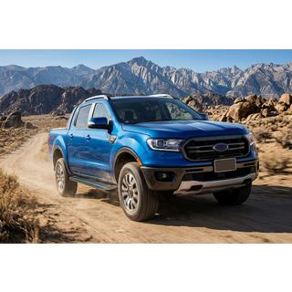 Bočné nášľapy Maya Blue (2 ks, hliník) Ford Ranger 2011–2022 fotografia 1