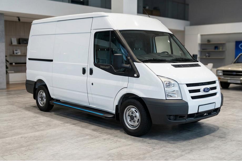 Ford Transit 2000–2014 Bočné nášľapy Maya Blue (2 ks, hliník) L3/L4 (dlhá) Image