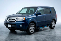 Honda Pilot 2008–2015 Bočné nášľapy Maya Blue (2 ks, hliník) fotografia 1