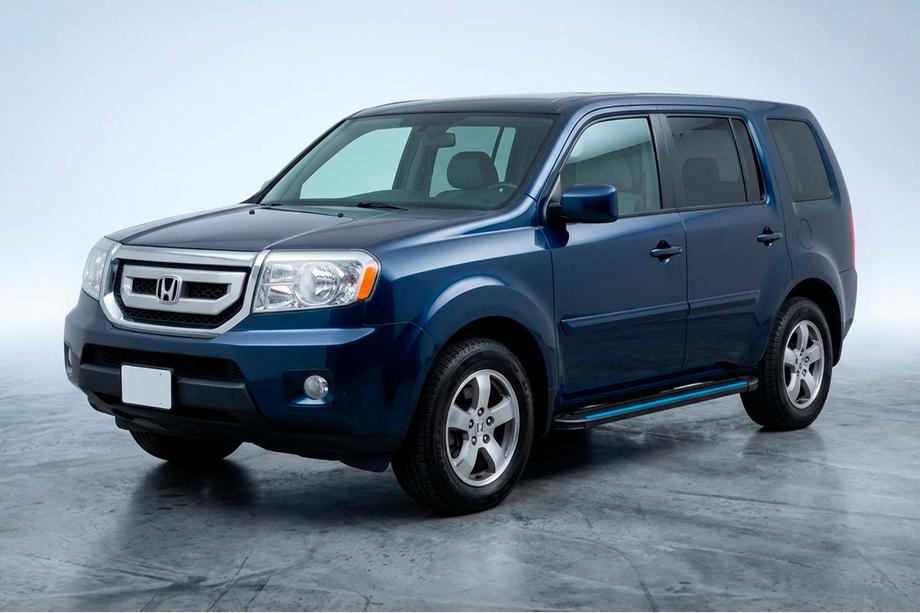 Honda Pilot 2008–2015 Bočné nášľapy Maya Blue (2 ks, hliník) Image