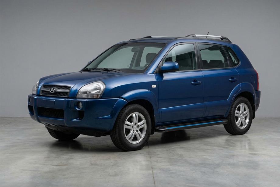 Hyundai Tucson JM 2004– Bočné nášľapy Maya Blue (2 ks, hliník) Image