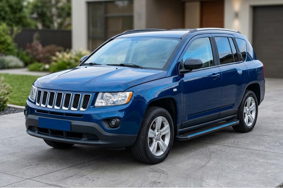 Jeep Compass 2006–2016 Bočné nášľapy Maya Blue (2 ks, hliník) Image