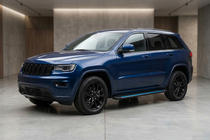 Jeep Grand Cherokee WK2 2010–2021 Bočné nášľapy Maya Blue (2 ks, hliník) fotografia 1