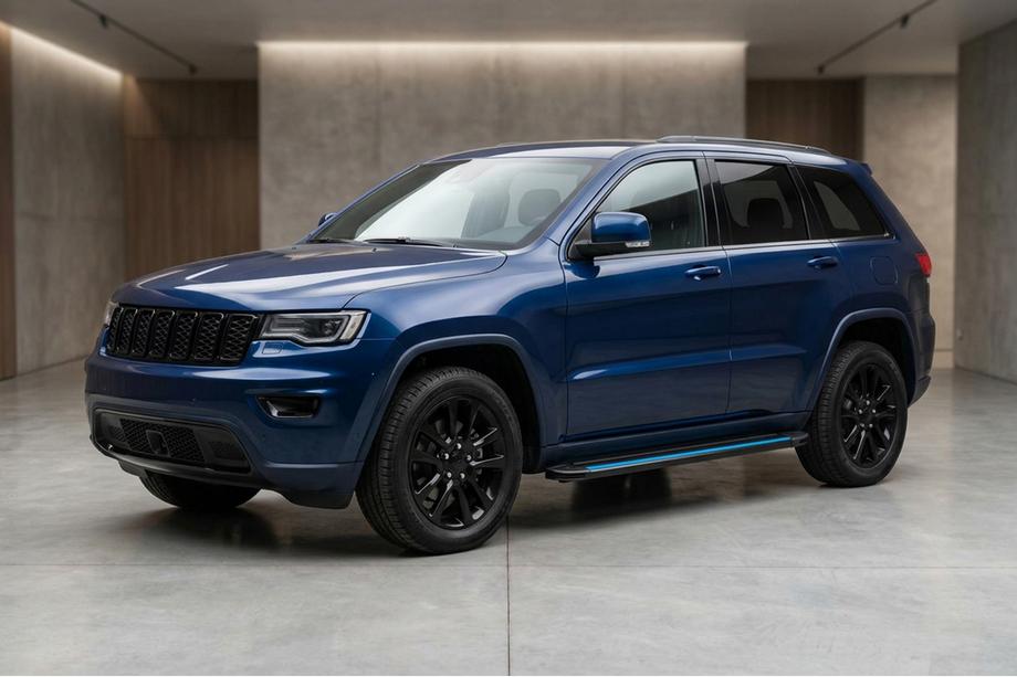 Jeep Grand Cherokee WK2 2010–2021 Bočné nášľapy Maya Blue (2 ks, hliník) Image