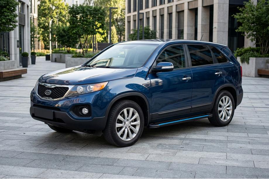 Kia Sorento II XM 2009–2014 Bočné nášľapy Maya Blue (2 ks, hliník) 2010–2013 Image