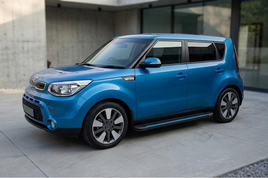 Kia Soul II 2013–2018 Bočné nášľapy Maya Blue (2 ks, hliník) Image