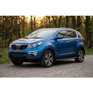 Bočné nášľapy Maya Blue-Black (2 ks, hliník) Kia Sportage 2010–2015 fotografia 1