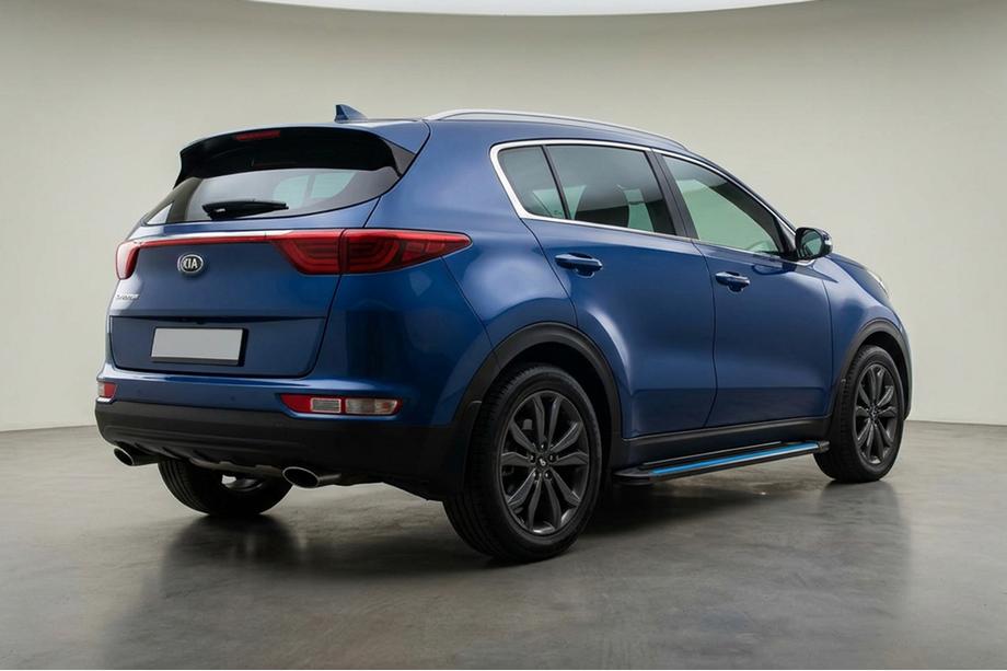 Kia Sportage 2015–2021 Bočné nášľapy Maya Blue (2 ks, hliník) Image
