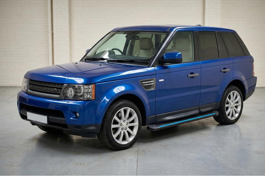 Range Rover Sport 2005–2013 Bočné nášľapy Maya Blue (2 ks, hliník) Image