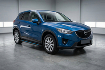 Mazda CX-5 2012–2017 Bočné nášľapy Maya Blue (2 ks, hliník) fotografia 1
