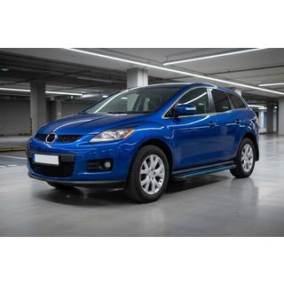 Bočné nášľapy Maya Blue (2 ks, hliník) Mazda CX-7 2006–2012 fotografia 1