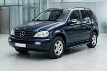 Mercedes ML W163 1997–2005 Bočné nášľapy Maya Blue (2 ks, hliník) fotografia 1