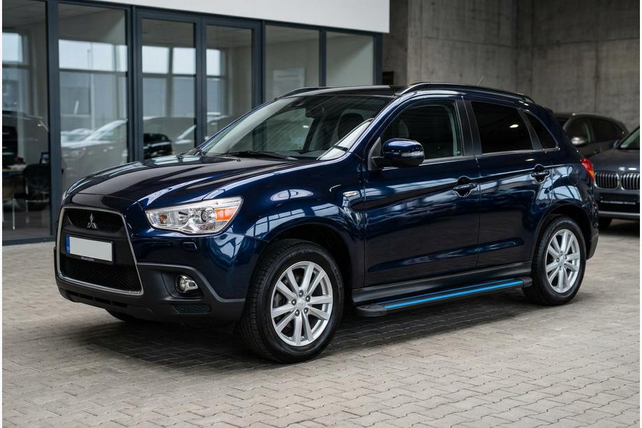 Mitsubishi ASX 2010–2023 Bočné nášľapy Maya Blue (2 ks, hliník) Fotografia 1