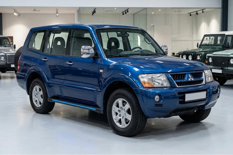 Mitsubishi Pajero Wagon III 1999–2006 Bočné nášľapy Maya Blue (2 ks, hliník) Image