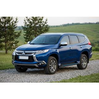 Bočné nášľapy Maya Blue (2 ks, hliník) Mitsubishi Pajero Sport 2015– fotografia 1
