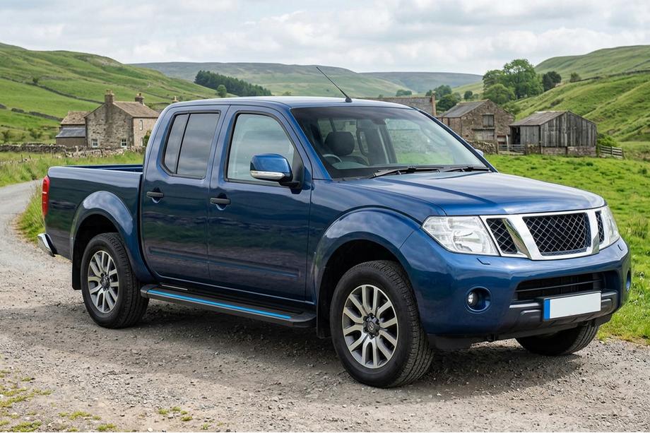 Nissan Navara 2006–2015 Bočné nášľapy Maya Blue (2 ks, hliník) Image