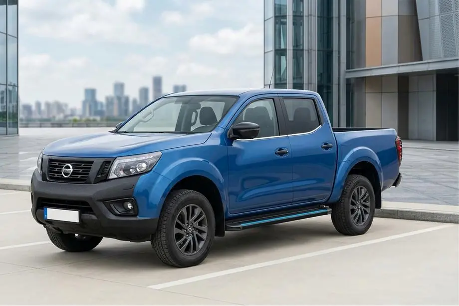 Nissan Navara/NP300 2016– Bočné nášľapy Maya Blue (2 ks, hliník) Image