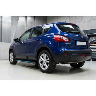 Bočné nášľapy Maya Blue-Black (2 ks, hliník) Nissan Qashqai 2007–2010 fotografia 1