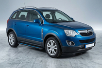 Opel Antara 2006–2017 Bočné nášľapy Maya Blue (2 ks, hliník) fotografia 1