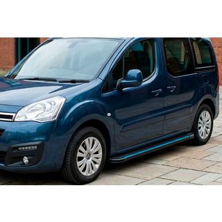 Bočné nášľapy Maya Blue (2 ks, hliník) Peugeot Partner Tepee 2008–2018 fotografia 1