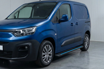 Peugeot Partner/Rifter 2019– Bočné nášľapy Maya Blue (2 ks, hliník) fotografia 1
