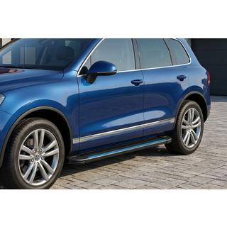 Bočné nášľapy Maya Blue (2 ks, hliník) Porsche Cayenne 2003–2010 fotografia 1