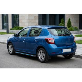 Bočné nášľapy Maya Blue (2 ks, hliník) Renault Sandero 2013–2022 fotografia 1