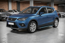 Seat Arona 2017– Bočné nášľapy Maya Blue (2 ks, hliník) fotografia 1