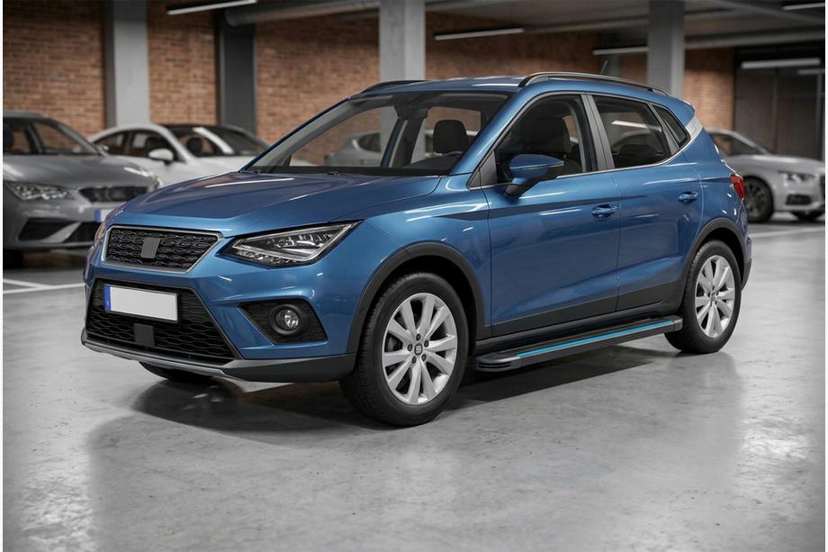 Seat Arona 2017– Bočné nášľapy Maya Blue (2 ks, hliník) Image