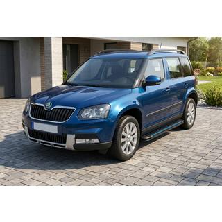 Bočné nášľapy Maya Blue (2 ks, hliník) Skoda Yeti 2009–2017 fotografia 1