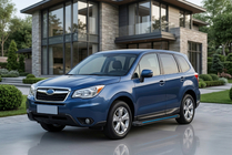 Subaru Forester 2013–2018 Bočné nášľapy Maya Blue (2 ks, hliník) fotografia 1