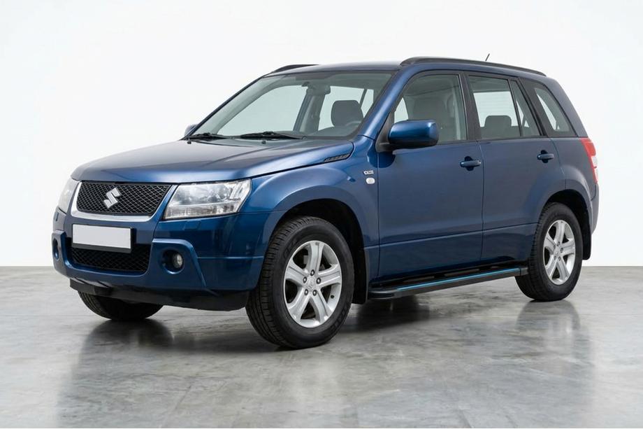 Suzuki Grand Vitara 2005–2017 Bočné nášľapy Maya Blue (2 ks, hliník) Fotografia 1