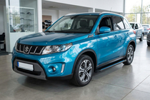 Suzuki Vitara 2015– Bočné nášľapy Maya Blue (2 ks, hliník) fotografia 1