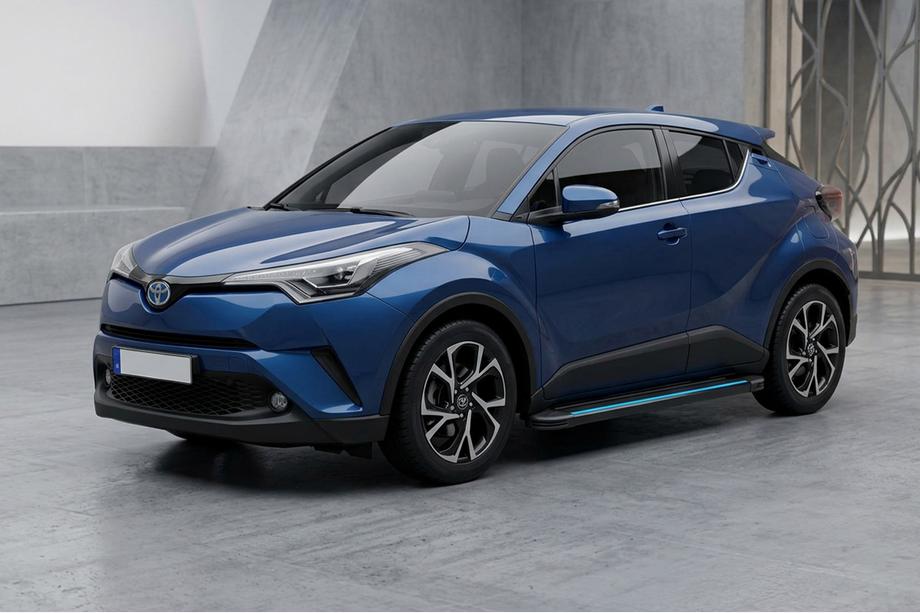 Toyota C-HR 2016–2023 Bočné nášľapy Maya Blue (2 ks, hliník) Image