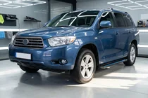 Toyota Highlander 2008–2013 Bočné nášľapy Maya Blue (2 ks, hliník) fotografia 1