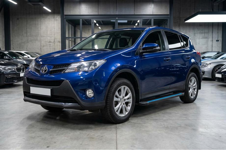 Toyota Rav 4 2013–2018 Bočné nášľapy Maya Blue (2 ks, hliník) Fotografia 1