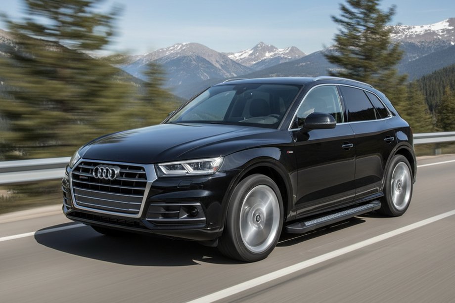 Audi Q5 2017–2025 Bočné nášľapy Vision New Black (2 ks, hliník) Image