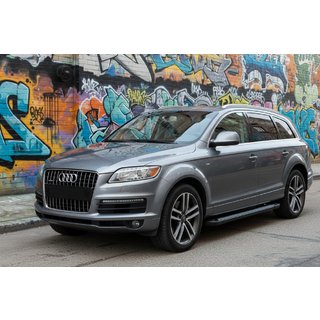 Bočné nášľapy New Vision Black (2 ks, hliník) Audi Q7 2005–2015 fotografia 1