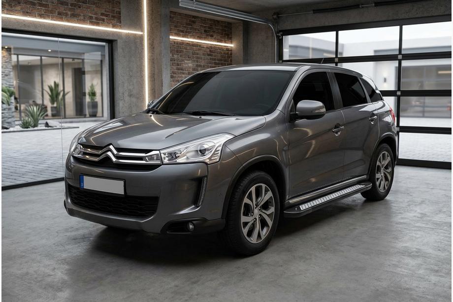 Citroen C-4 Aircross 2012–2017 Bočné nášľapy New Vision Black (2 ks, hliník) Image