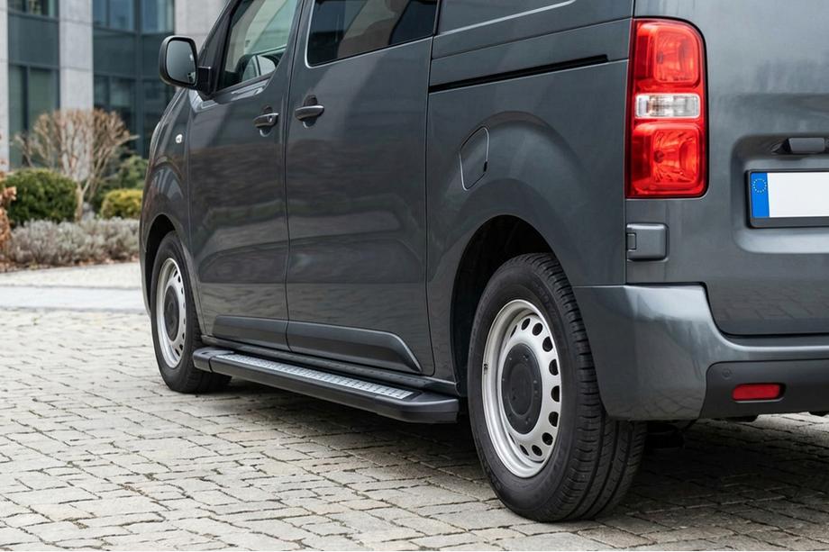 Citroen Jumpy 2007–2017 Bočné nášľapy New Vision Black (2 ks, hliník) Image