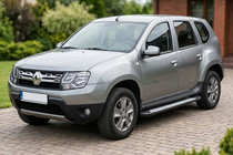 Dacia Duster 2008–2018 Bočné nášľapy New Vision Black (2 ks, hliník) fotografia 1