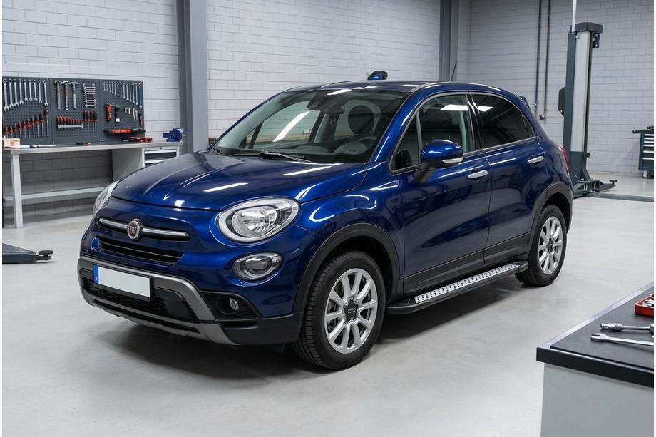 Fiat 500X 2014–2024 Bočné nášľapy New Vision Black (2 ks, hliník) Image