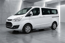 Ford Custom 2013–2022 Bočné nášľapy New Vision Black (2 ks, hliník) fotografia 1